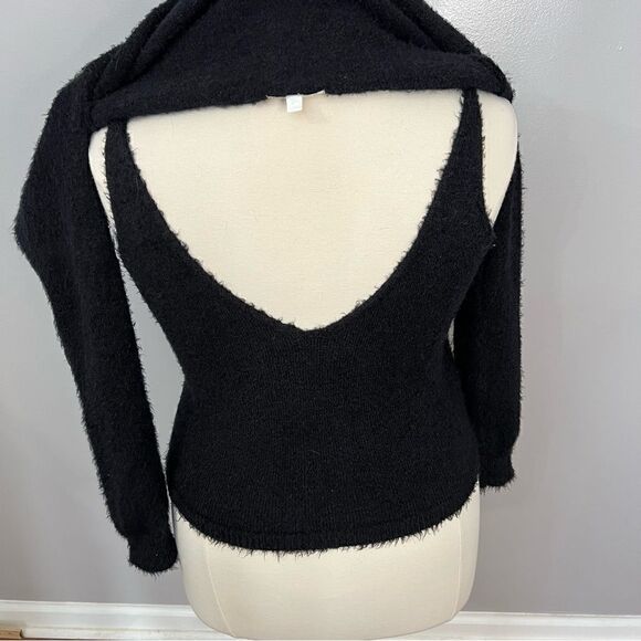 NWOT Nordstrom BP Black Fuzzy Sweater Set -- 1X - Picture 11 of 13